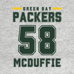 Green Bay Packers Football MCDUFFIE 58 Green bay packers T-Shirt